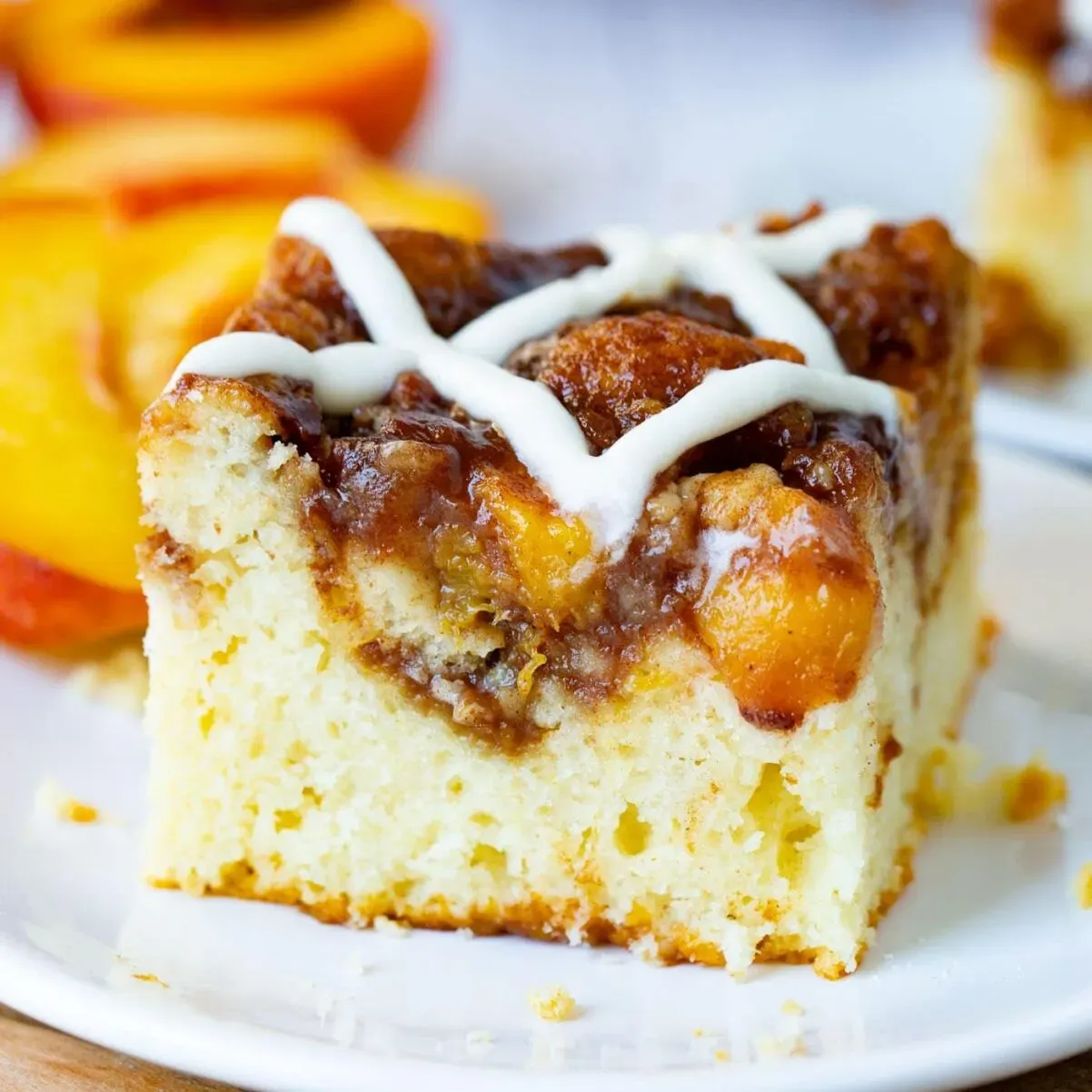 Whipping Up the Perfect Sour Cream Peach Coffee Cake: The Recipe