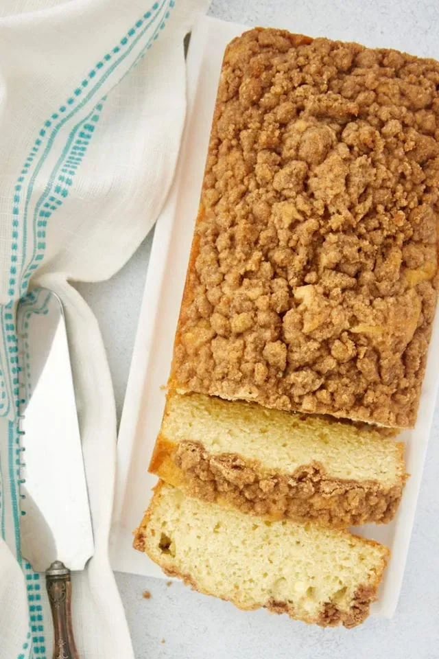 Why a Sour Cream Coffee Cake Loaf? Loaf Pan Perks