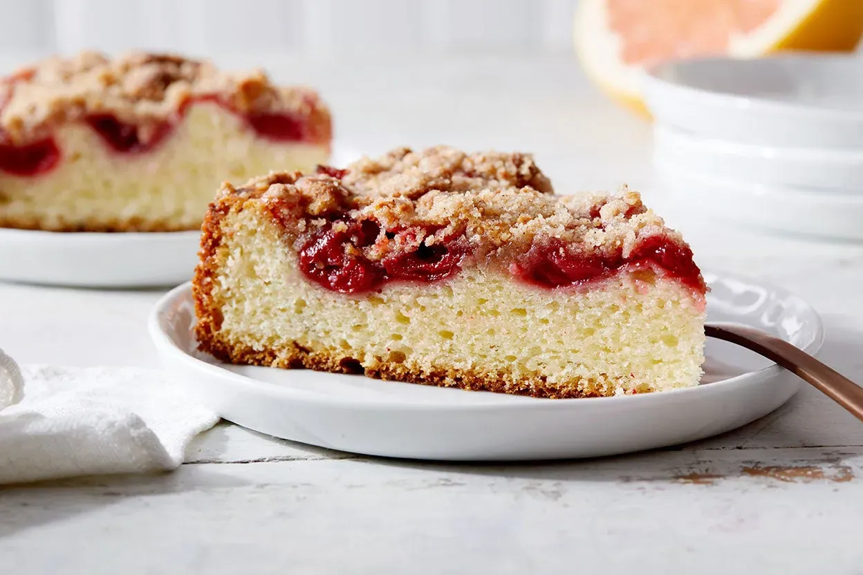 Why Cherry Almond Coffee Cake with Sour Cream?
