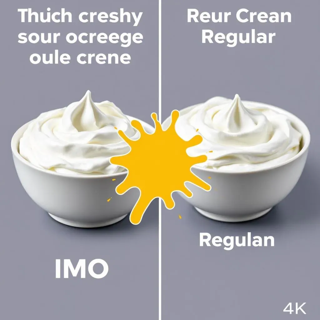 Why IMO Was Special: Texture and Taste Compared to Regular Sour Cream