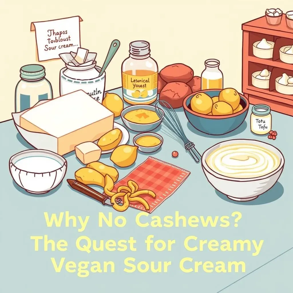 Why No Cashews? The Quest for Creamy Vegan Sour Cream