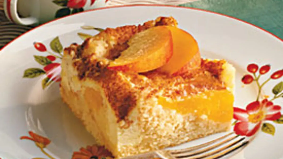Why Sour Cream Peach Coffee Cake Reigns Supreme