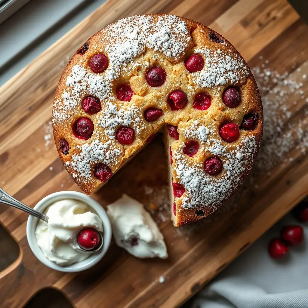 Why This Cranberry Sour Cream Coffee Cake Recipe Works