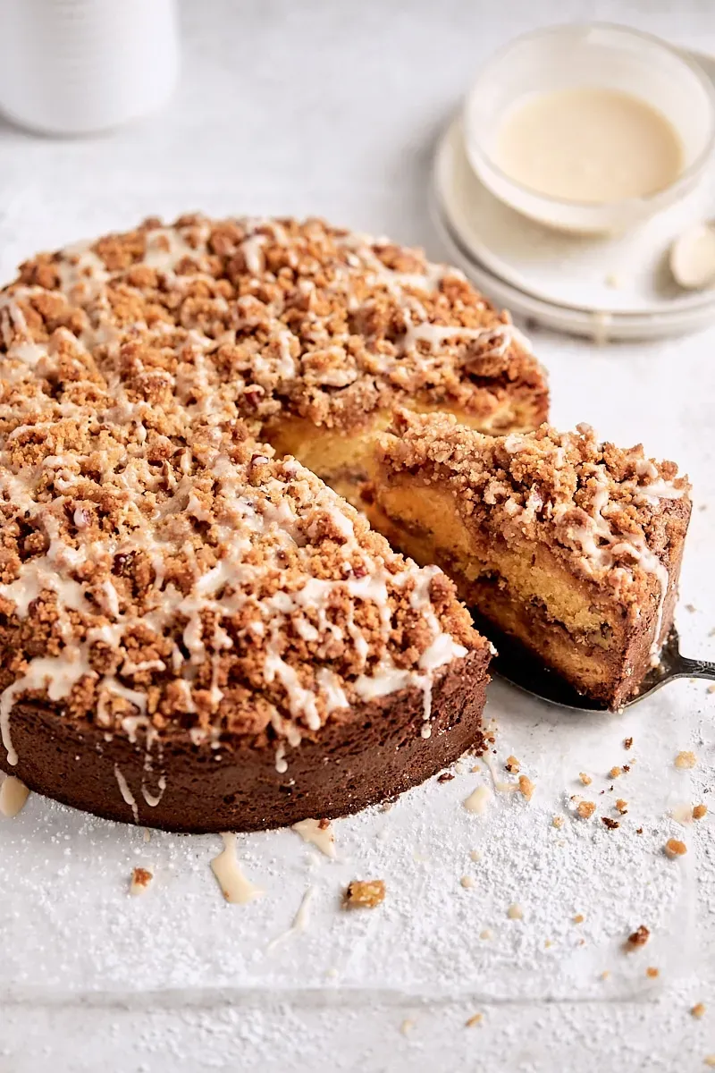 Why This Sour Cream Coffee Cake Recipe with Streusel Topping Works