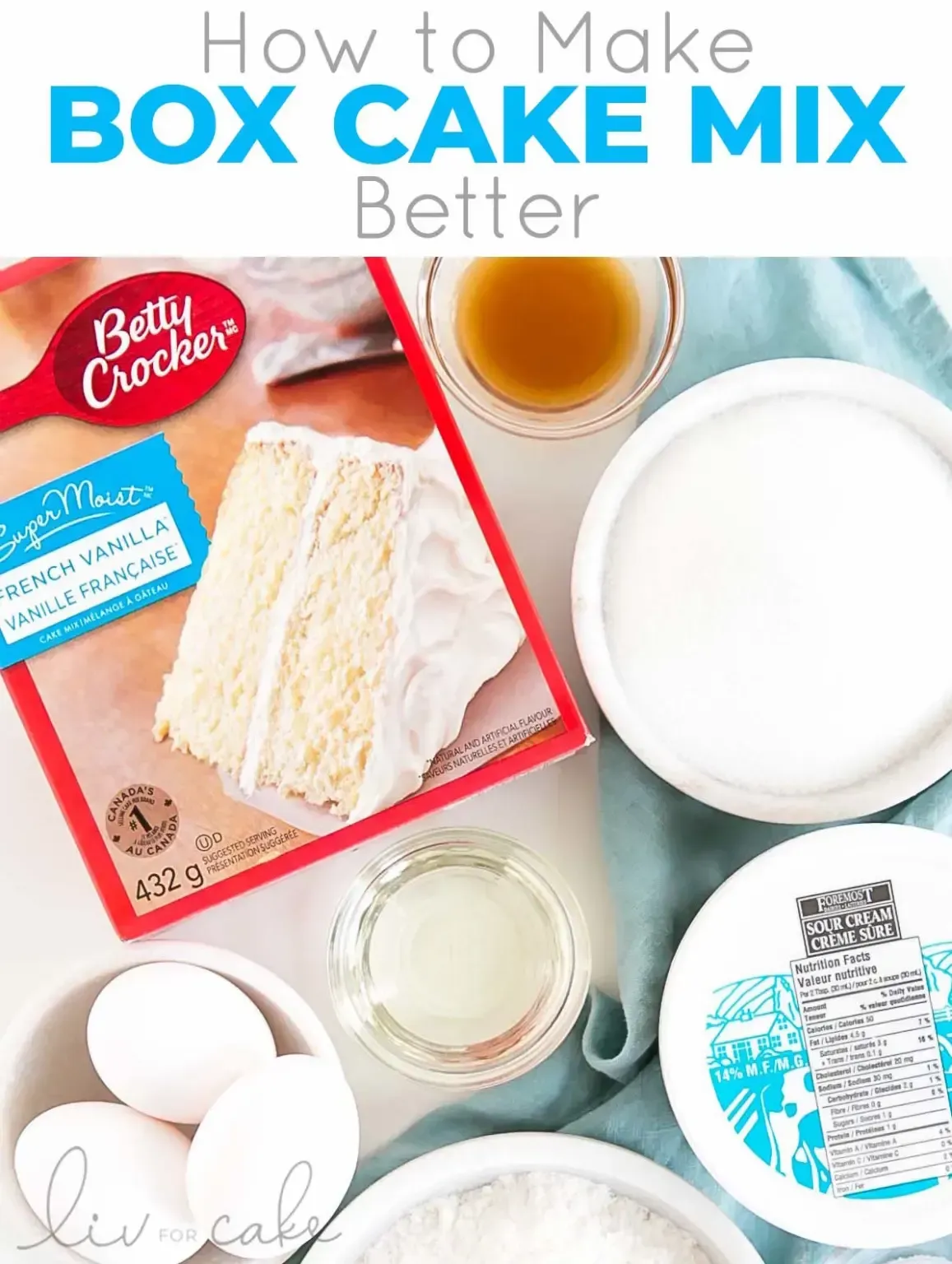 Why Your Box Cake Needs a Little Help (and Why Sour Cream is It)