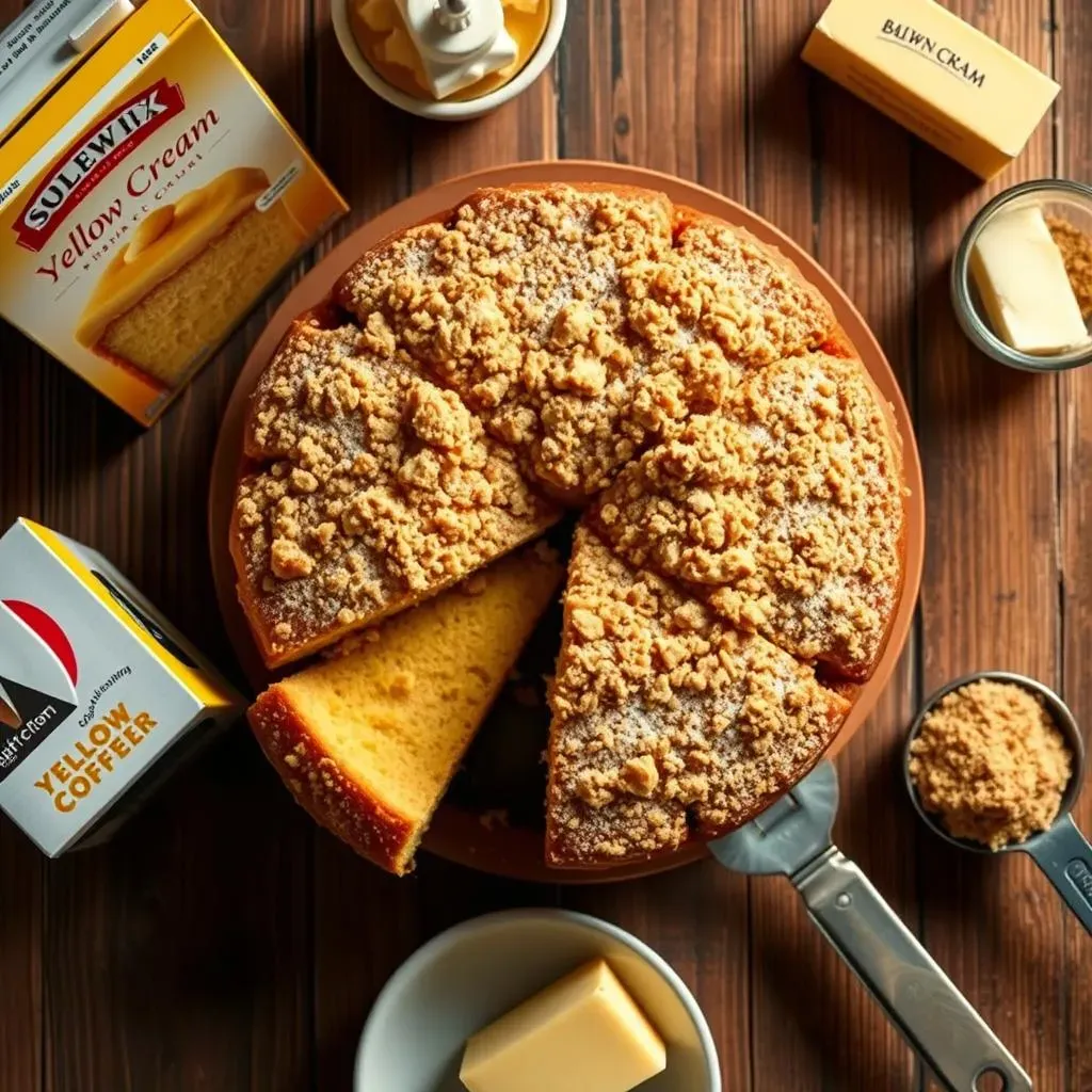 Easy Yellow Cake Mix Sour Cream Coffee Cake: A Delicious Recipe
